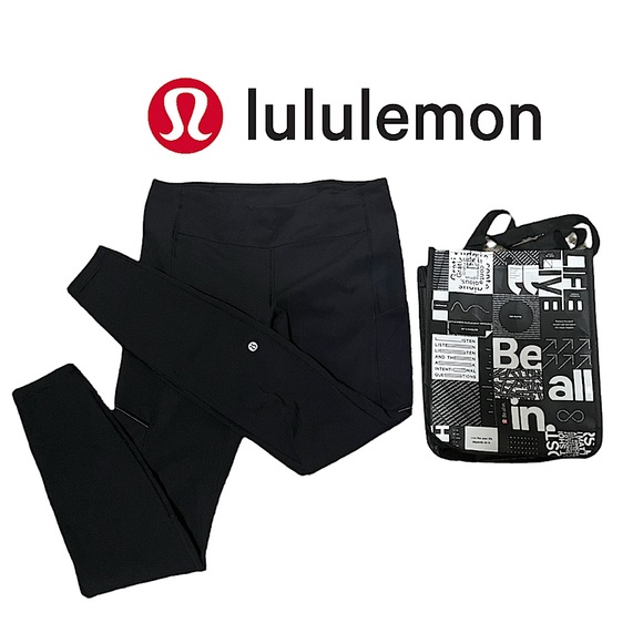lululemon athletica Pants - Lululemon black leggings size 10!!